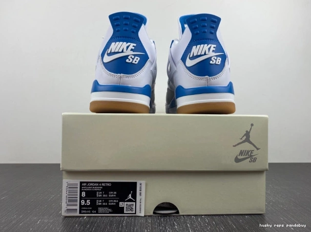 Rep Husky Retro Jordan 4 DR5415-104 SB 0711